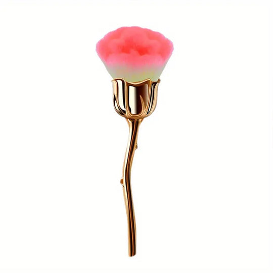 Nail Rose Shaped Dust Brush