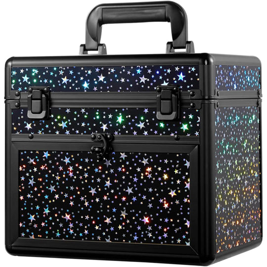 Nail Polish Organizer With Drawer and Adjustable Dividers