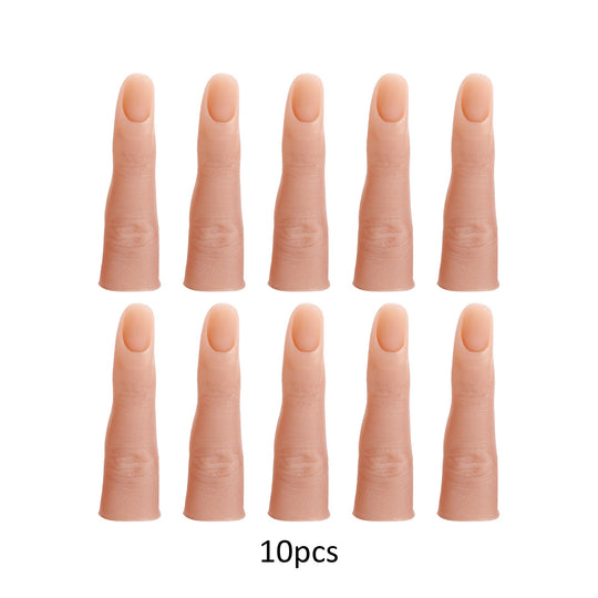 Professional Flexible Silicone Nail Training Finger