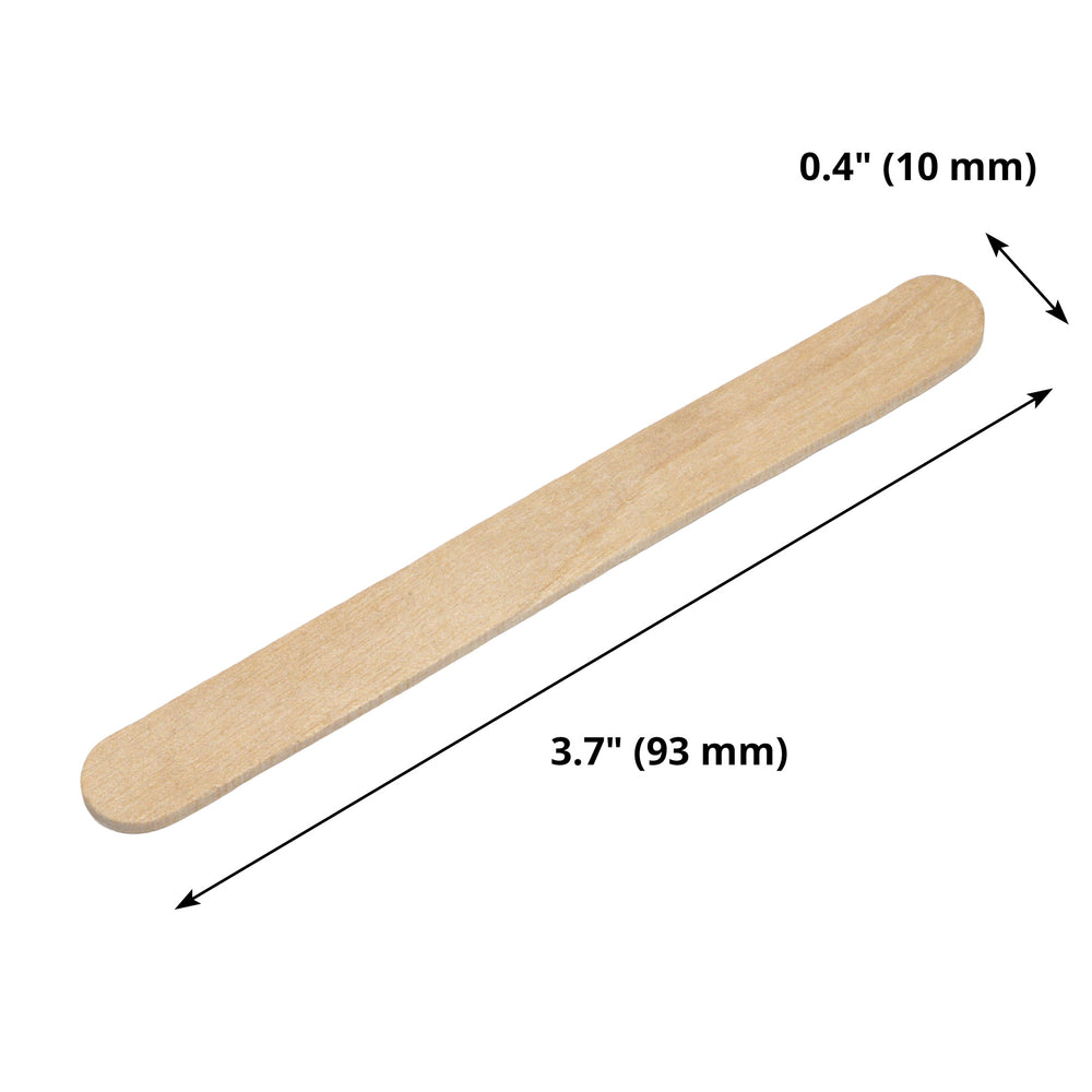 Extra Small Wax Wooden Spatulas 93x10x2mm (50PCS)