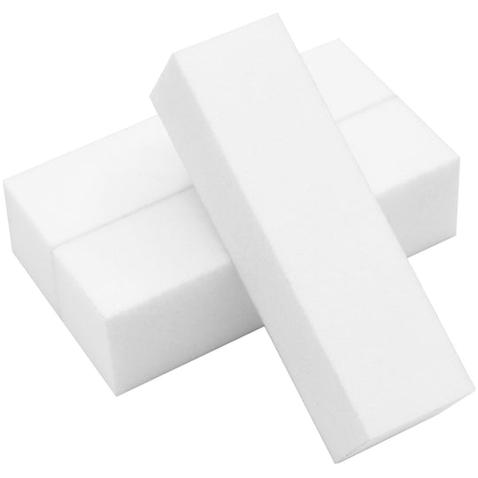 120 Grit White Nail Buffer Blocks 4-Sided