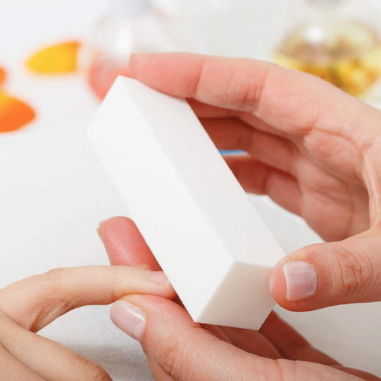 120 Grit White Nail Buffer Blocks 4-Sided