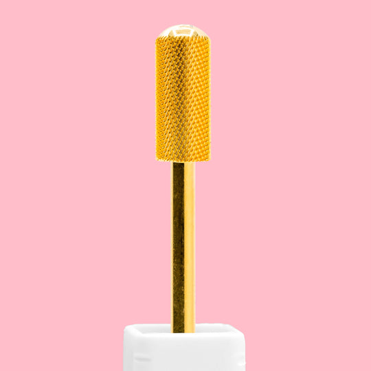 Small Barrel Smooth Top Gold Nail Drill Bit
