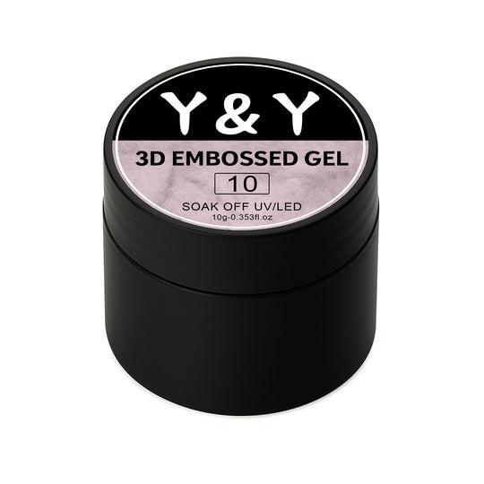 Y&Y 3D Embossed Gel #10