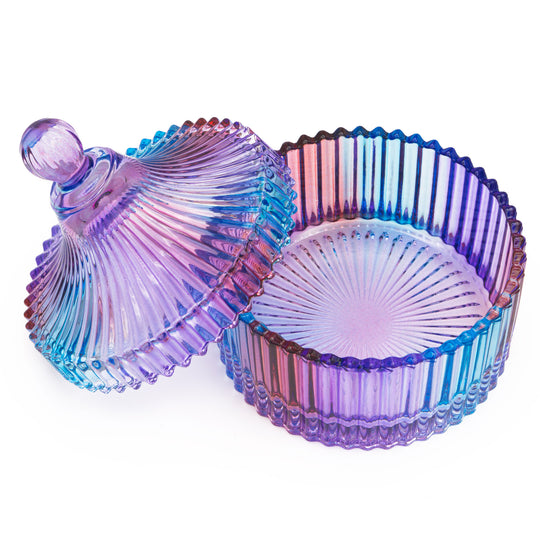 Vintage Round Resin Dappen Dish with Lid