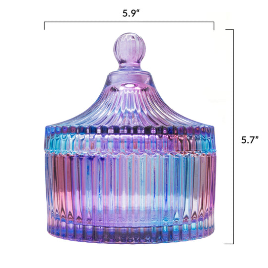 Vintage Round Resin Dappen Dish with Lid