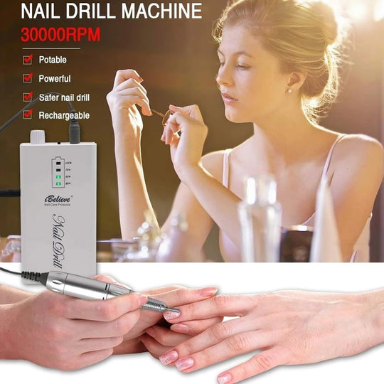iBelieve Professional Nail Drill Machine 30000RPM