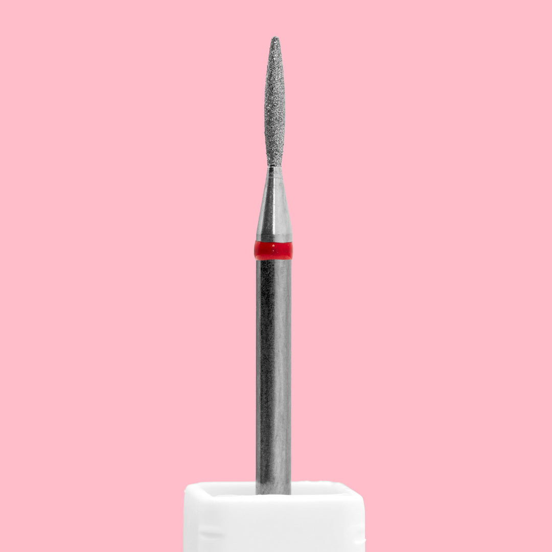 Flame Diamond Nail Drill Bit (Fine Grit)