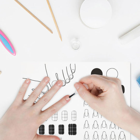 Manicure Practice Mat Silicone Training Pad