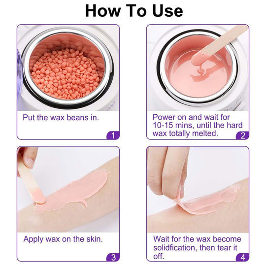 Portable Electric Wax Warmer for Total Body Hair Removal