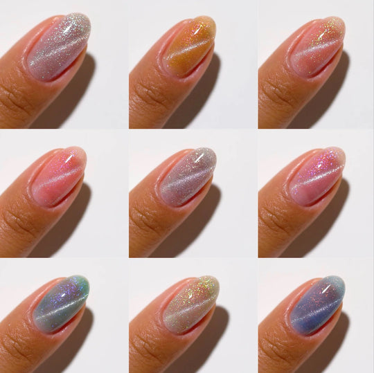 9D Cat Eye Unicorn #19- Aqua Freckles