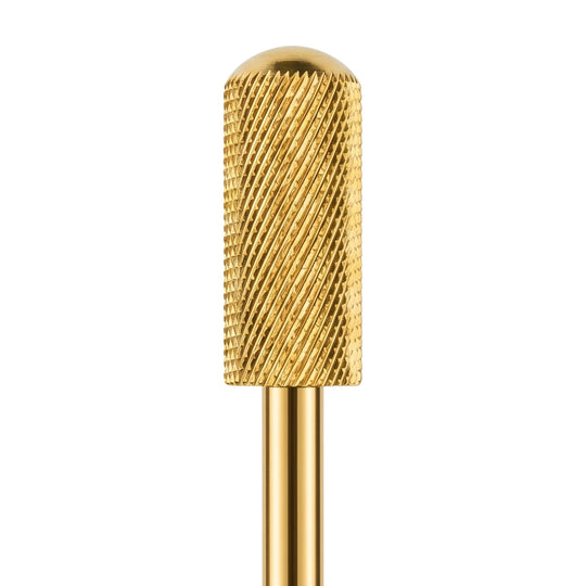 Small Barrel Smooth Top Gold Nail Drill Bit 3/32"