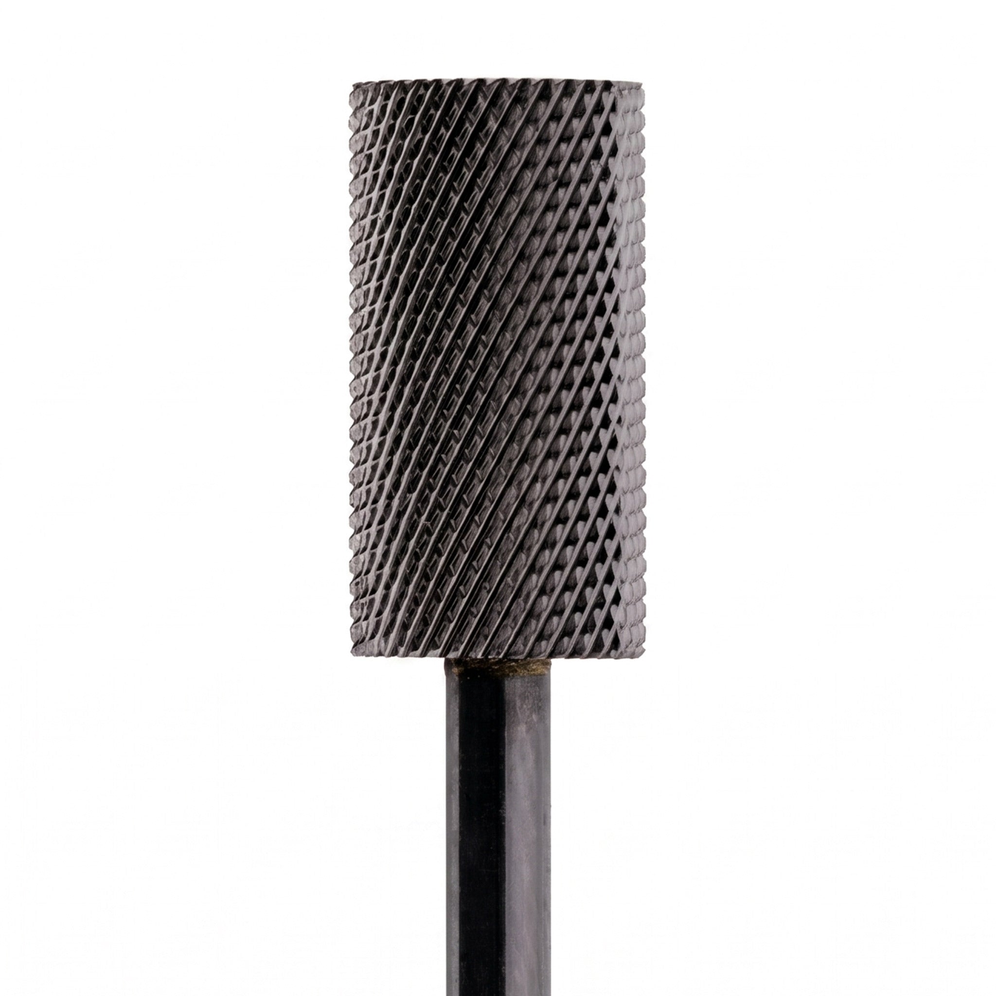 Large Barrel Flat Top DLC Black Nail Drill Bit 3/32"