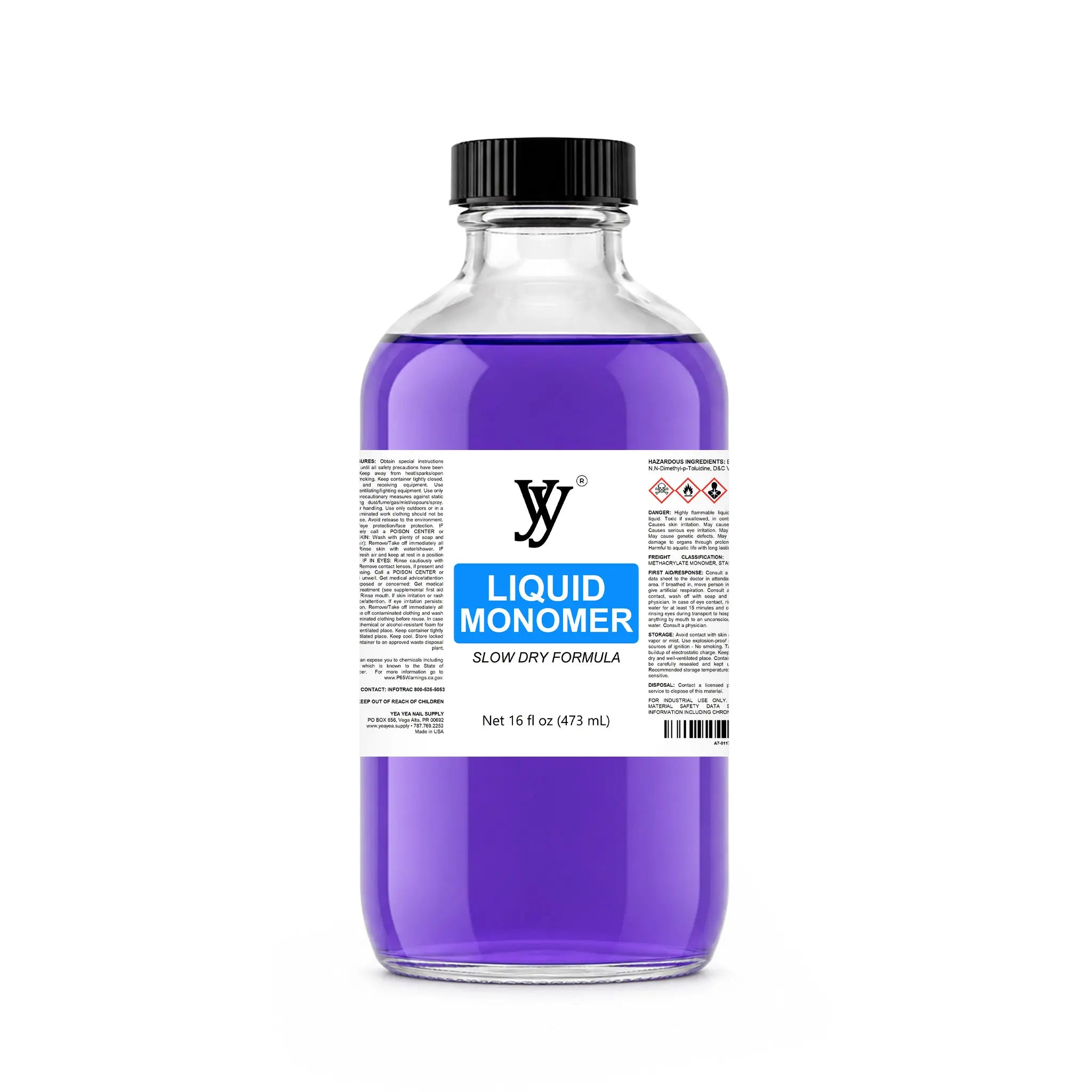 Y&Y Professional Liquid Monomer Slow Dry Formula