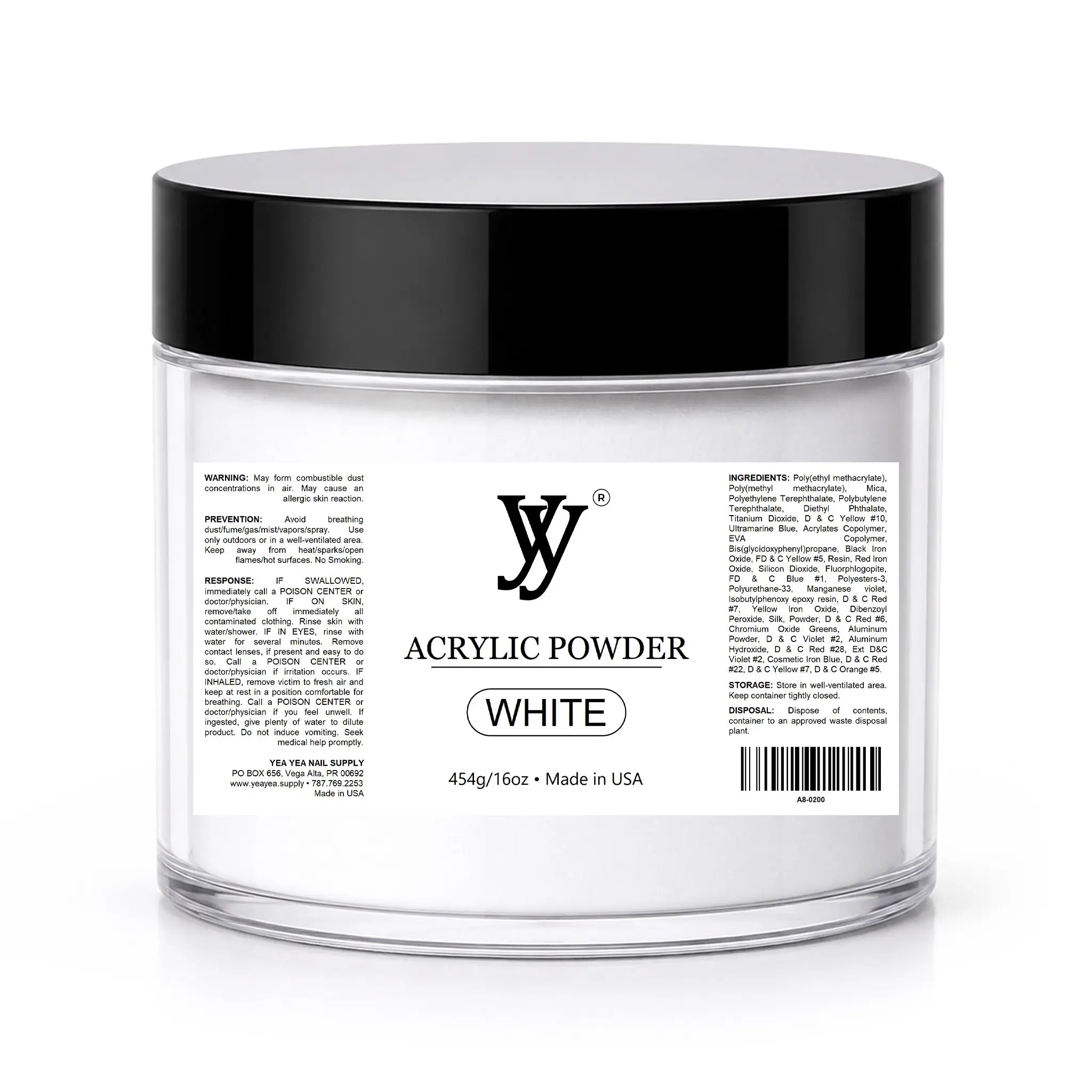 Y&Y Acrylic Nail Powder White