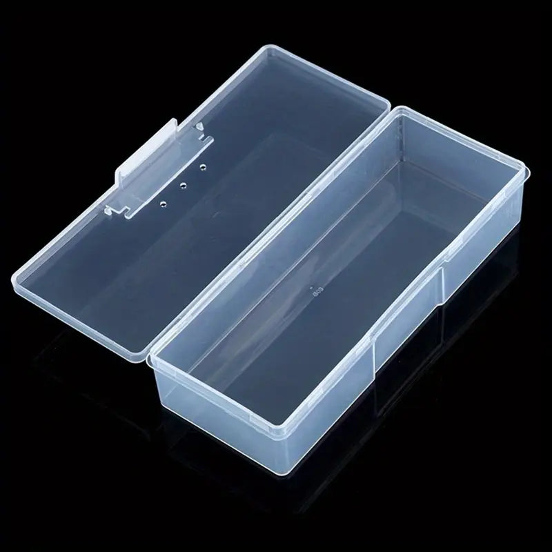 Clear Nail and Cosmetic Organizer Box