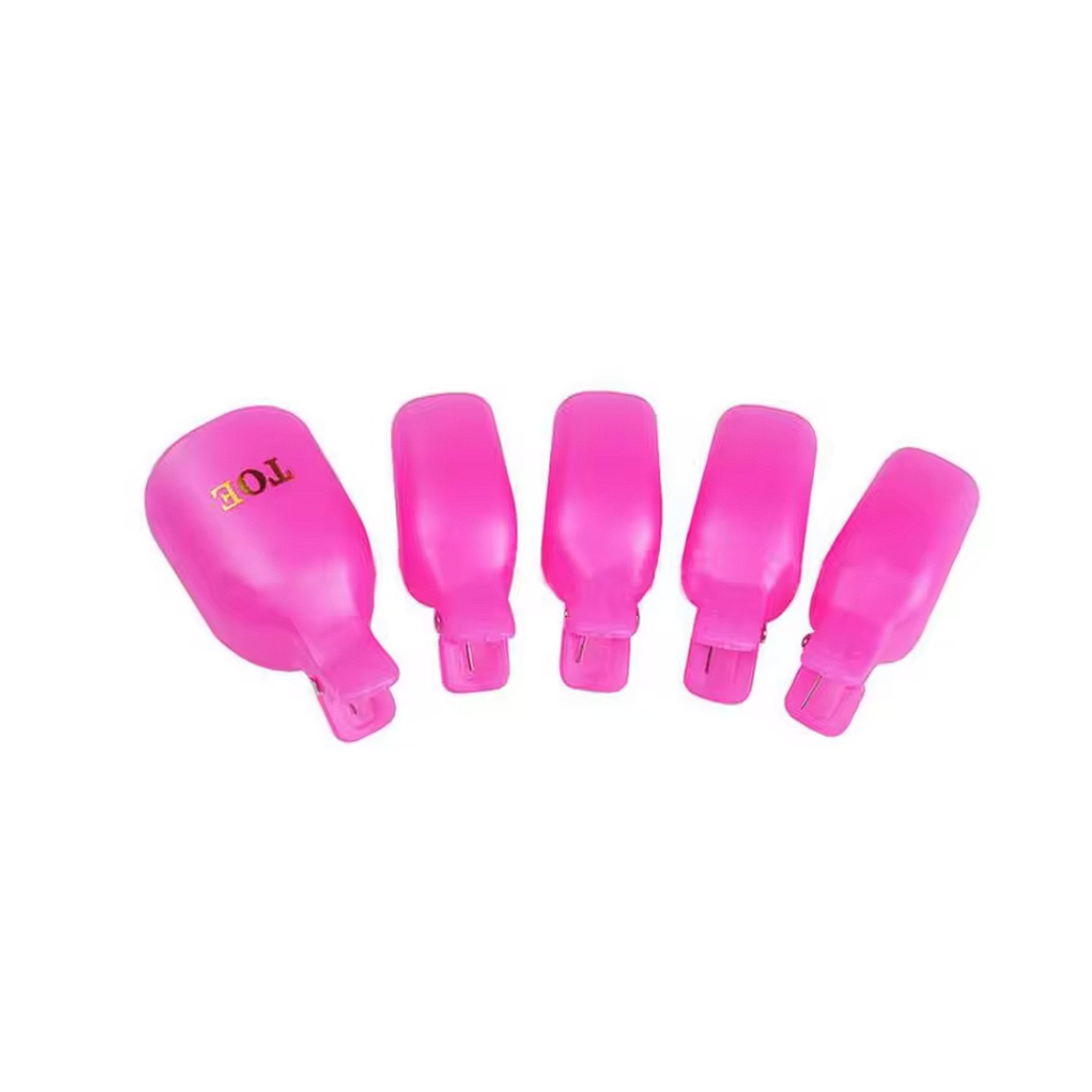Reusable Toenail Nail Art Soak Off Cap Clip