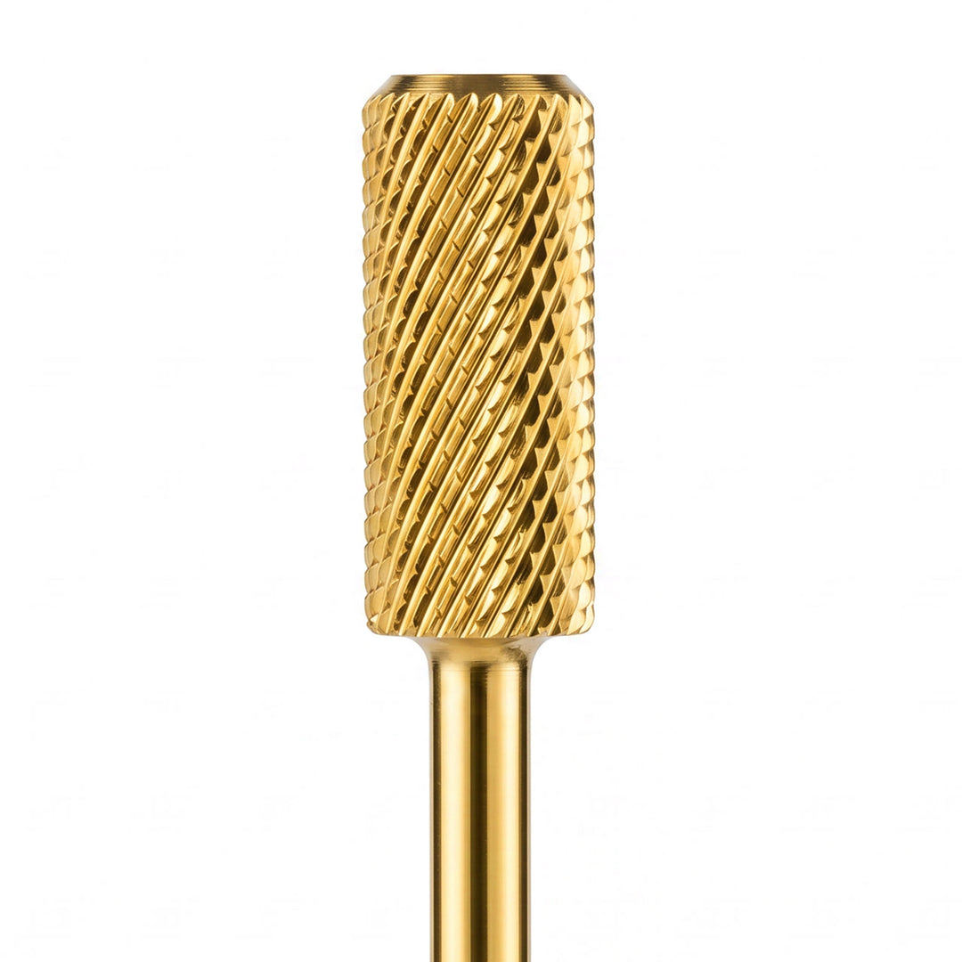 Small Barrel Dome Top Gold Nail Drill Bit 3/32"