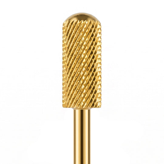 Small Barrel Smooth Top Gold Nail Drill Bit 3/32"