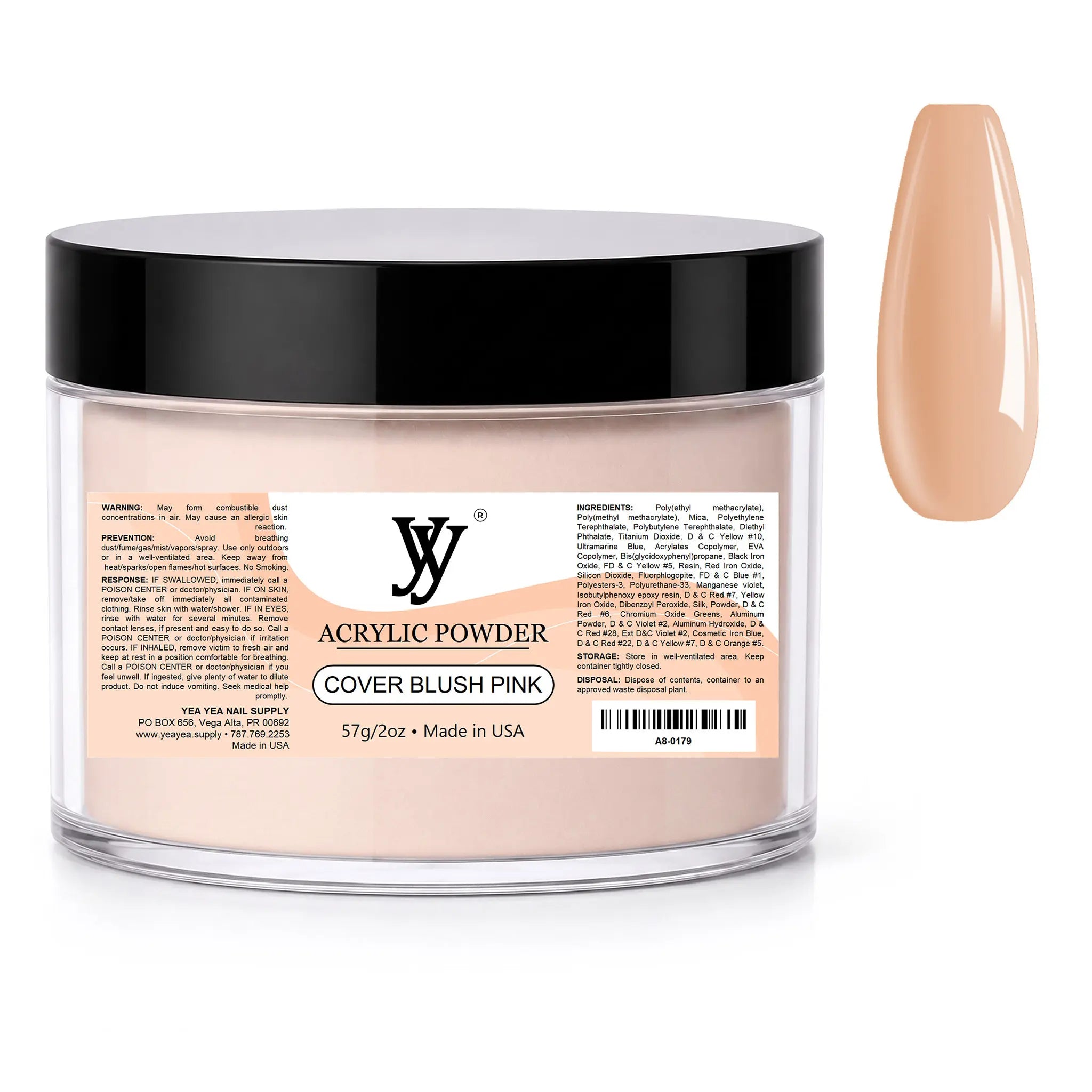 Y&Y Acrylic Powder Cover Blush Pink