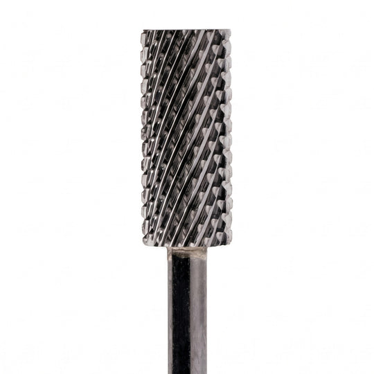 Small Barrel Flat Top DLC Black Nail Drill Bit 3/32"
