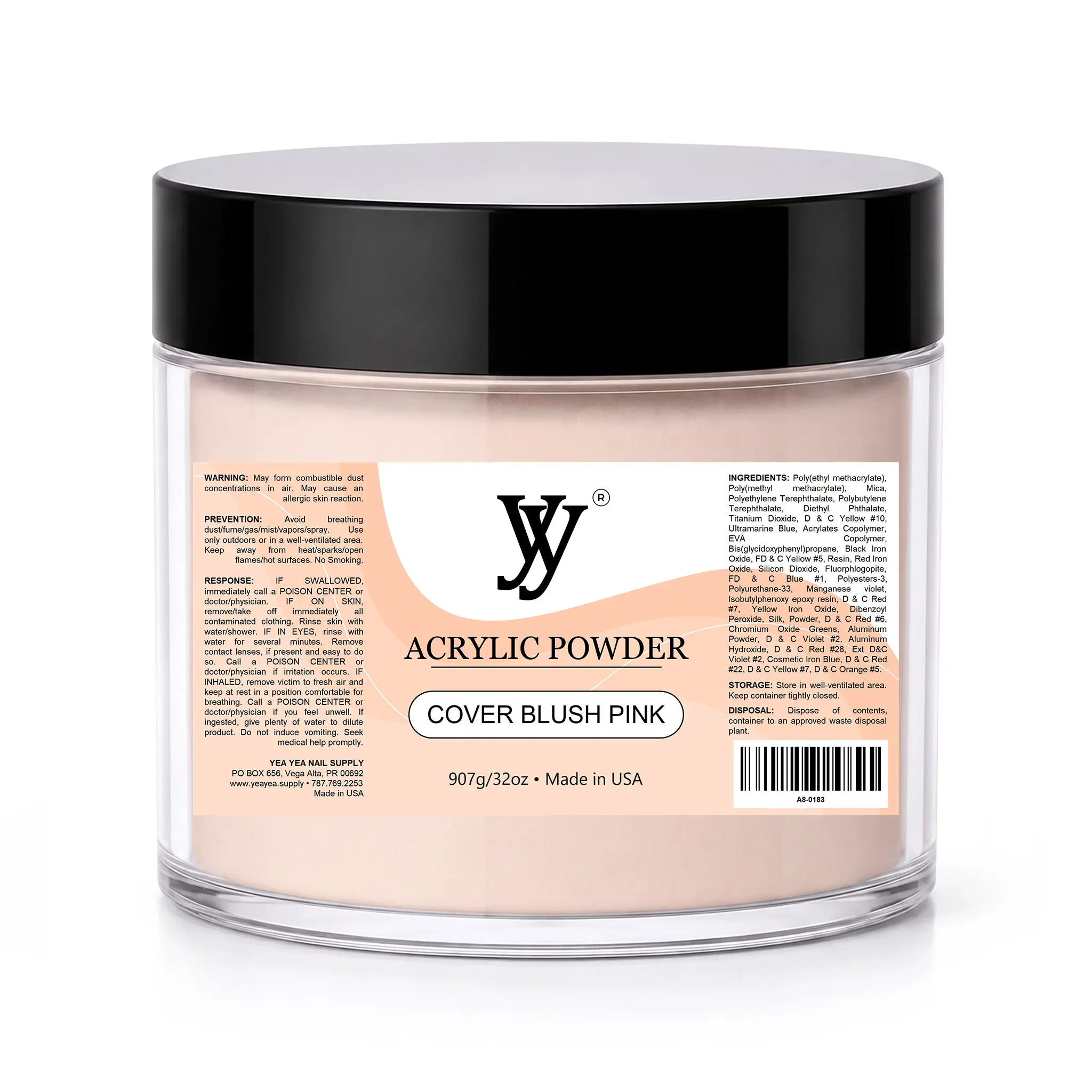 Y&Y Acrylic Powder Cover Blush Pink