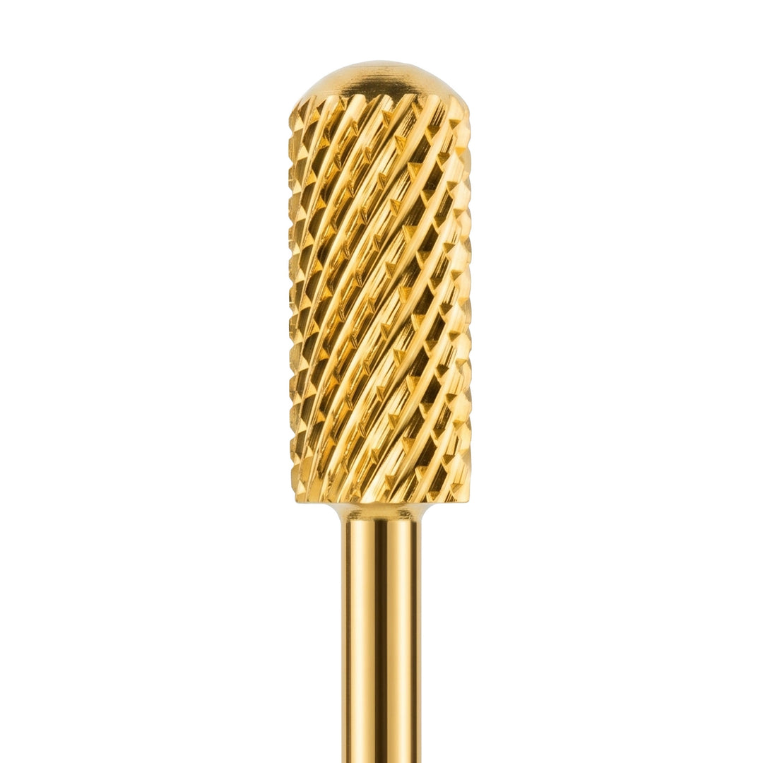 Small Barrel Smooth Top Gold Nail Drill Bit 3/32"