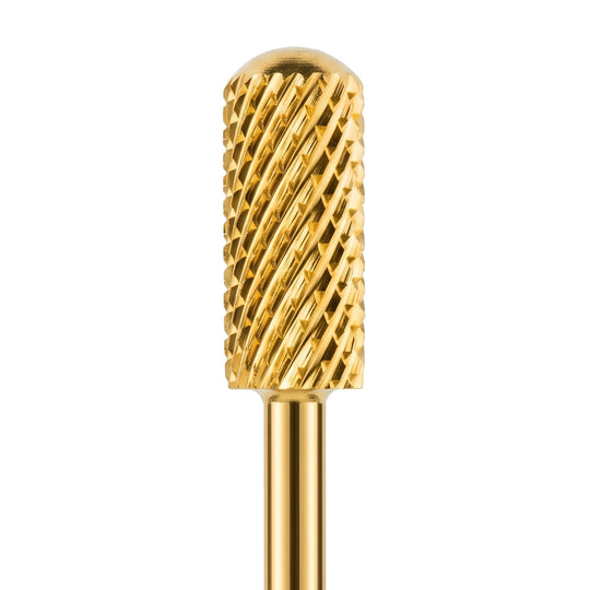 Small Barrel Smooth Top Gold Nail Drill Bit 3/32"