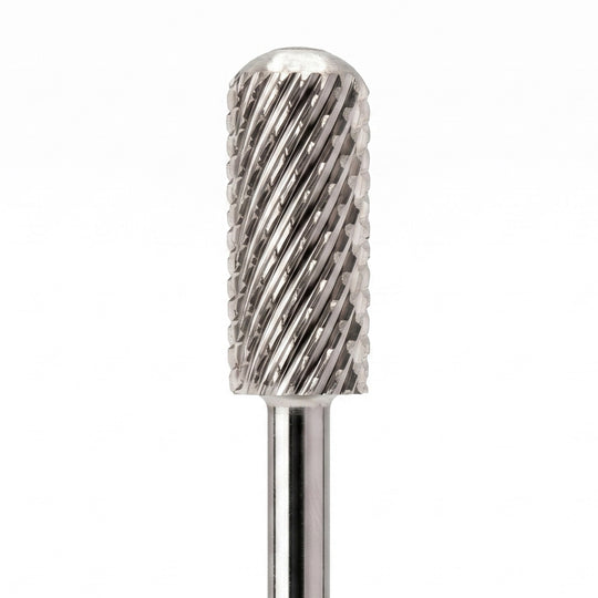 Small Barrel Smooth Top Silver Nail Drill Bit 3/32"