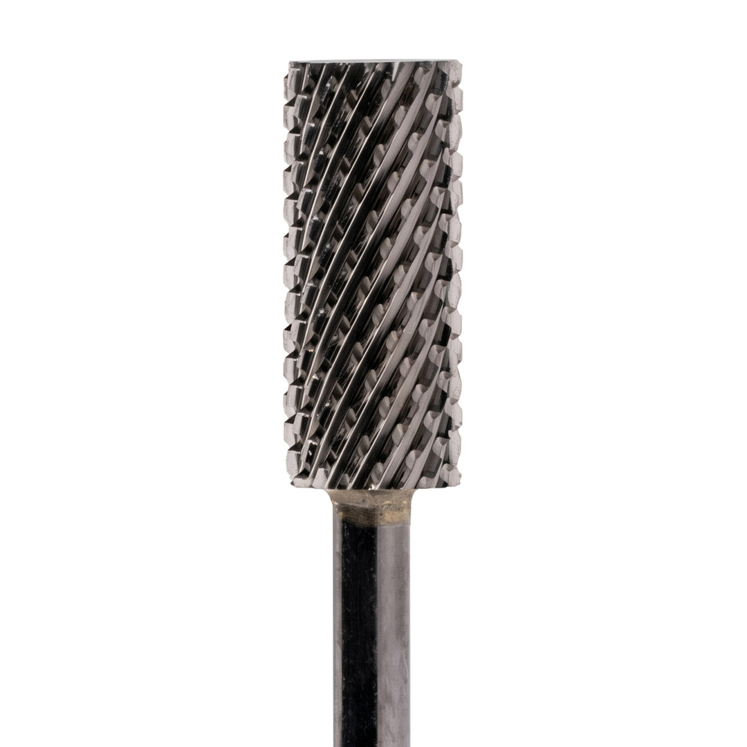 Small Barrel Flat Top DLC Black Nail Drill Bit 3/32"