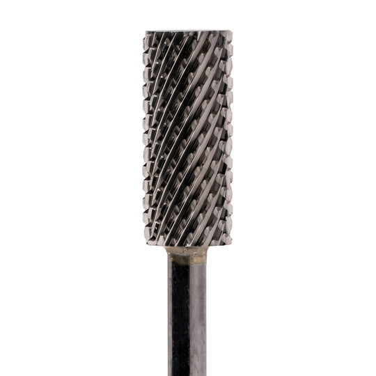 Small Barrel Flat Top DLC Black Nail Drill Bit 3/32"
