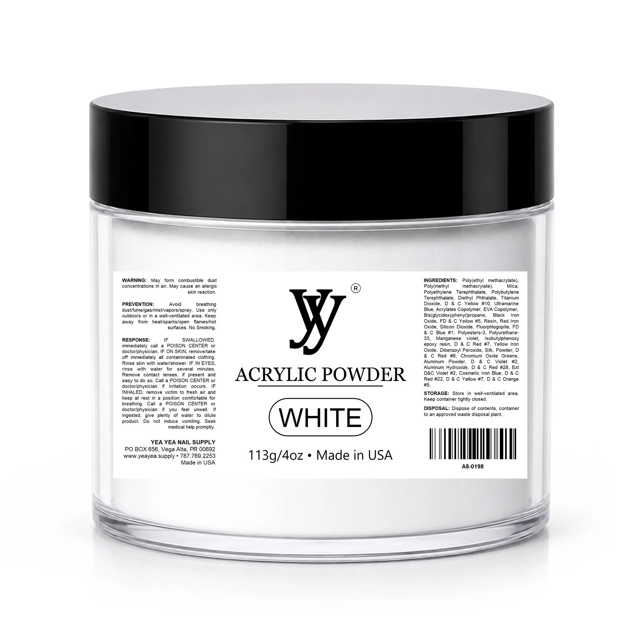 Y&Y Acrylic Nail Powder White