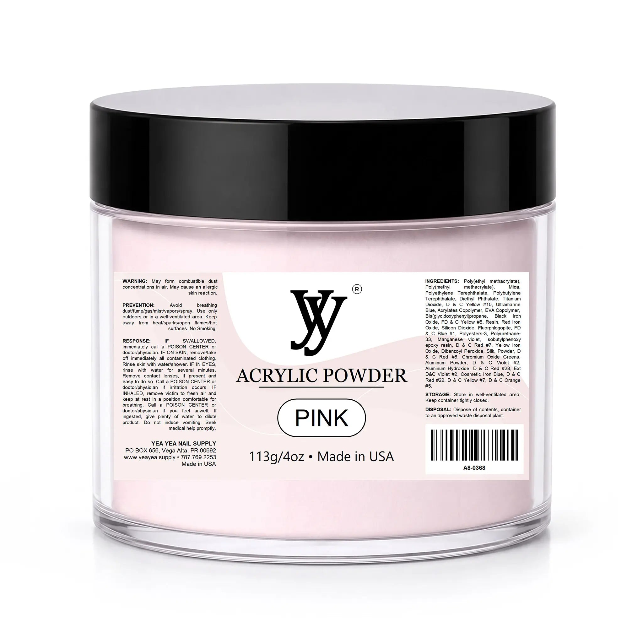 Y&Y Acrylic Nail Powder Pink