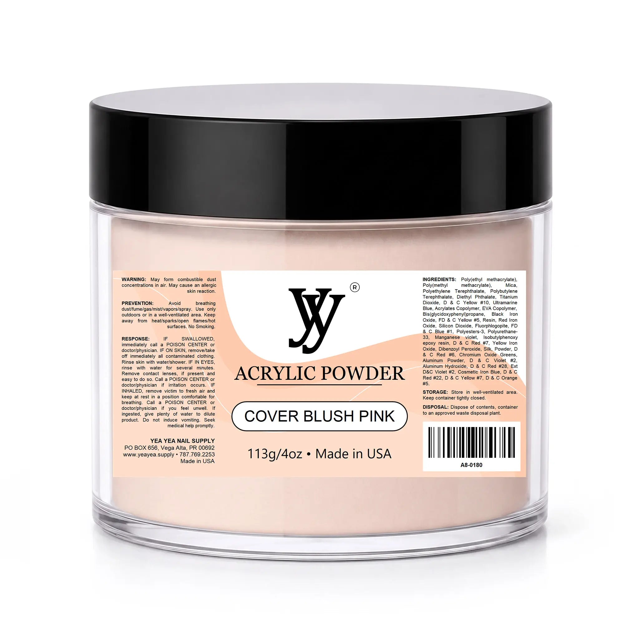 Y&Y Acrylic Powder Cover Blush Pink