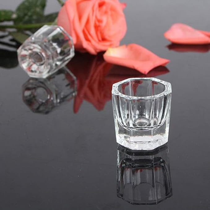 Crystal Glass Dappen Dish Mini Cup for Nail Art