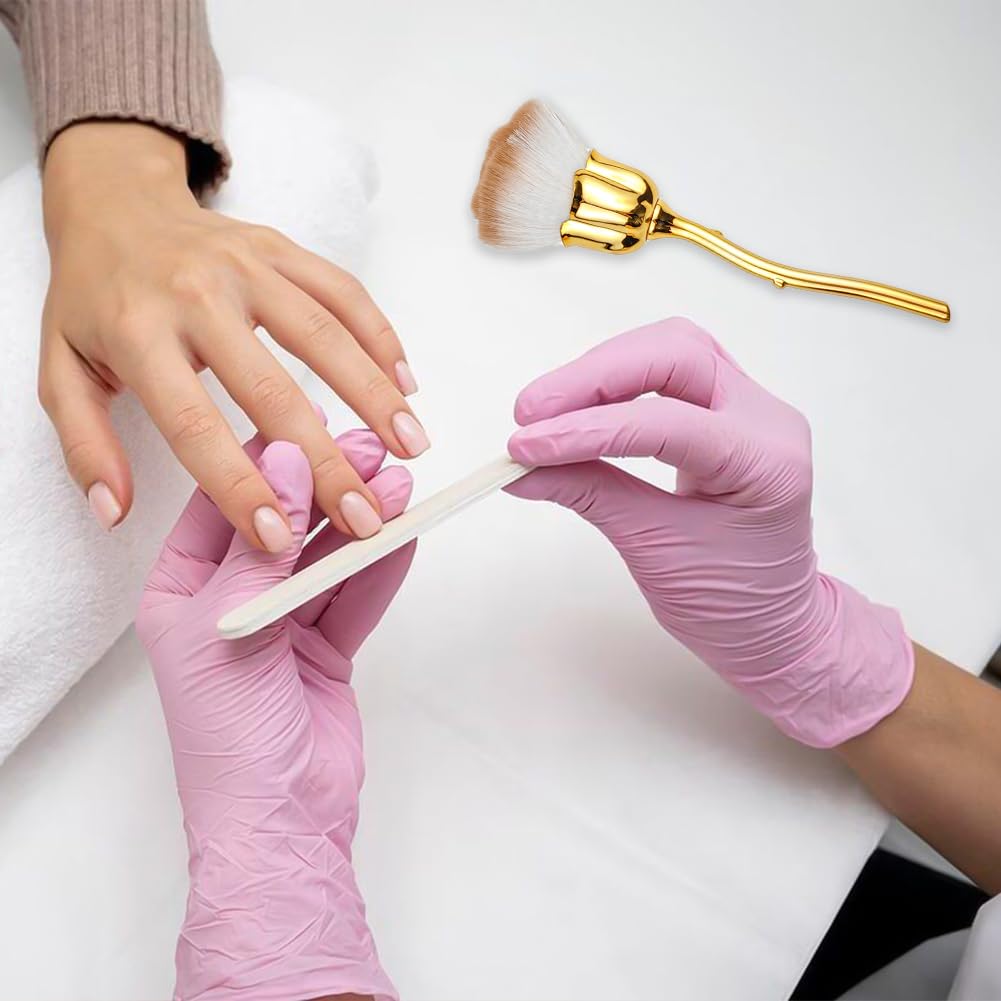 Nail Rose Shaped Dust Brush
