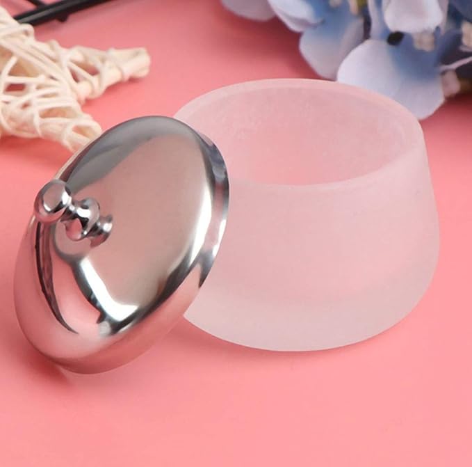 Matte Crystal Glass Nail Art Dappen Dish