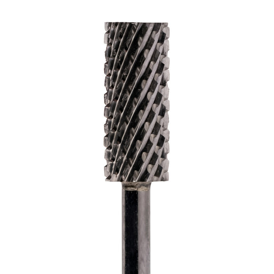 Small Barrel Flat Top DLC Black Nail Drill Bit 3/32"
