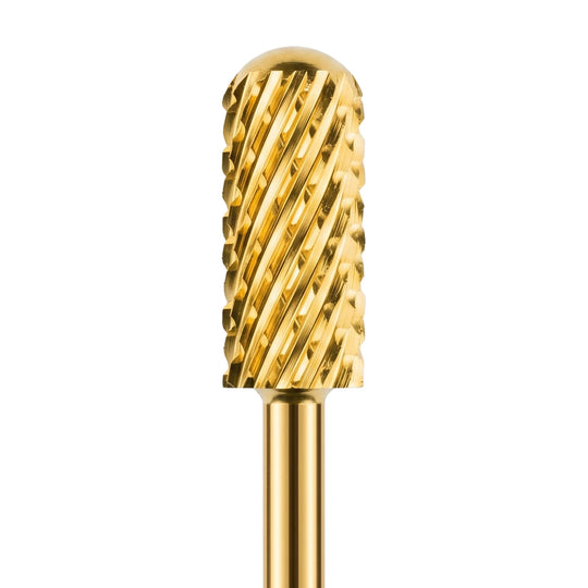 Small Barrel Smooth Top Gold Nail Drill Bit 3/32"