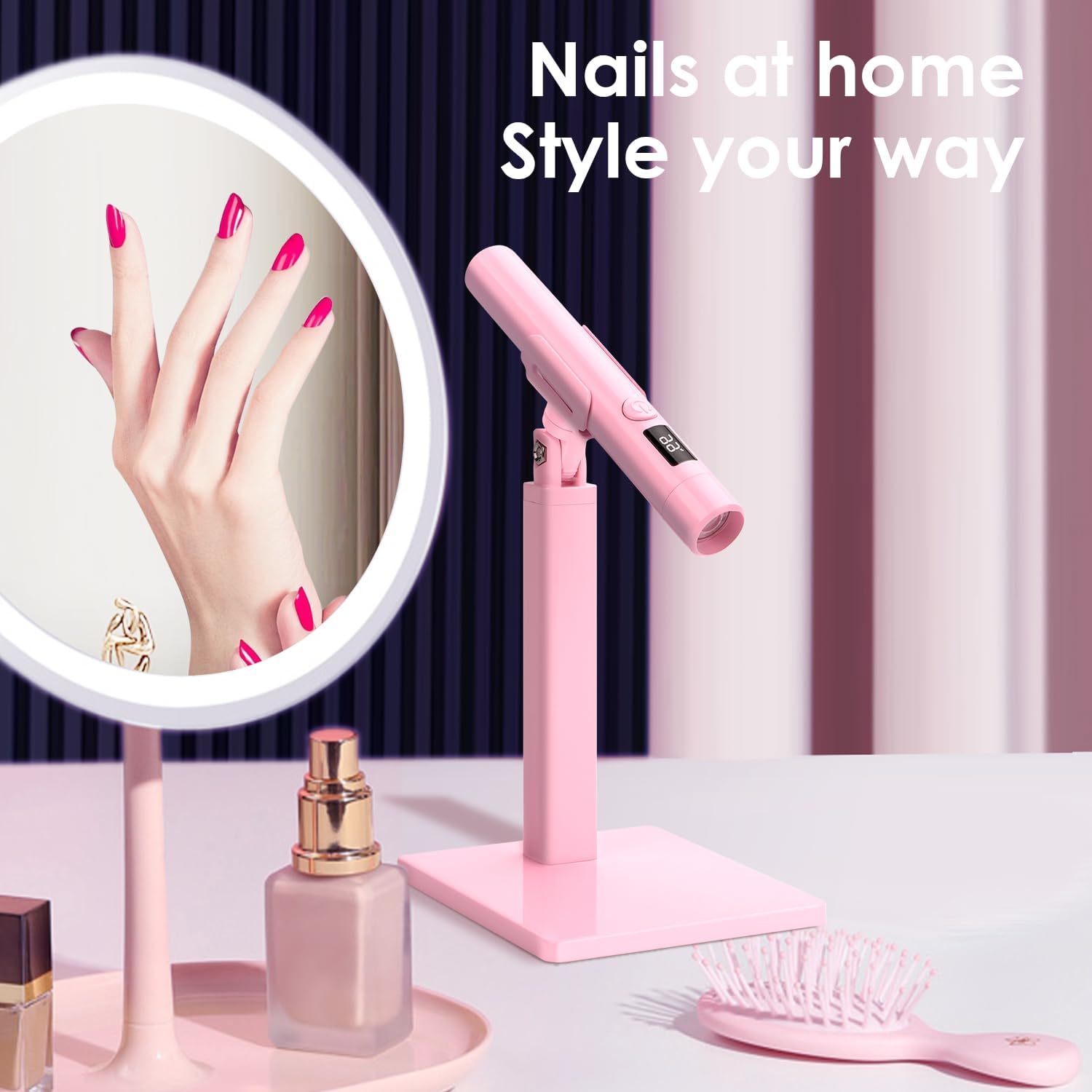 Mini UV Handheld Wireless Light for Gel Nails