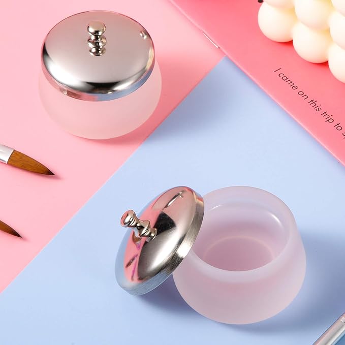Matte Crystal Glass Nail Art Dappen Dish