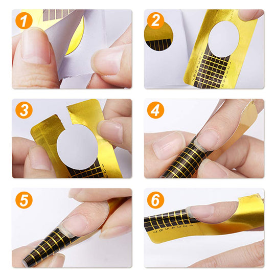 500 PCS Nail Forms for Acrylic Nails