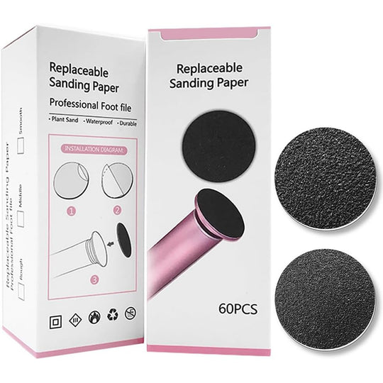 Replaceable Sandpaper Discs (60 PCS)