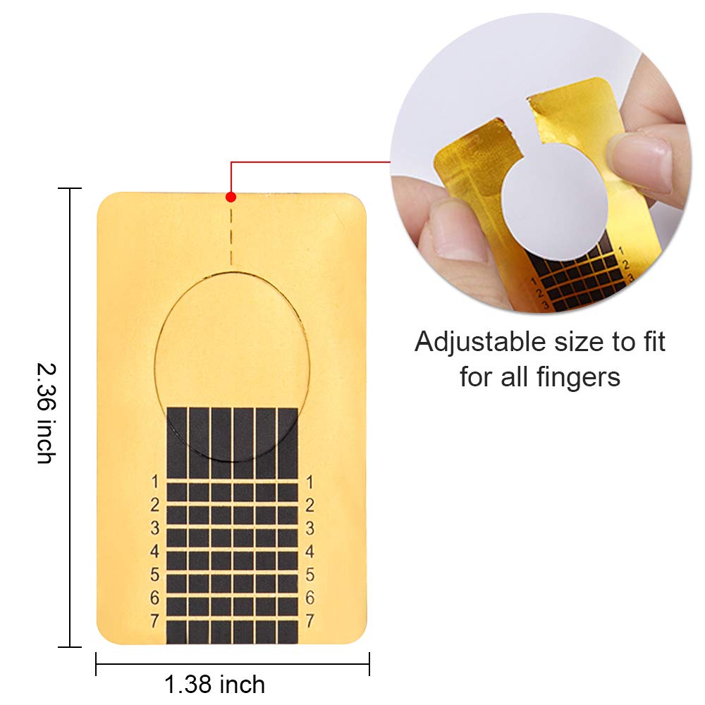 500 PCS Nail Forms for Acrylic Nails