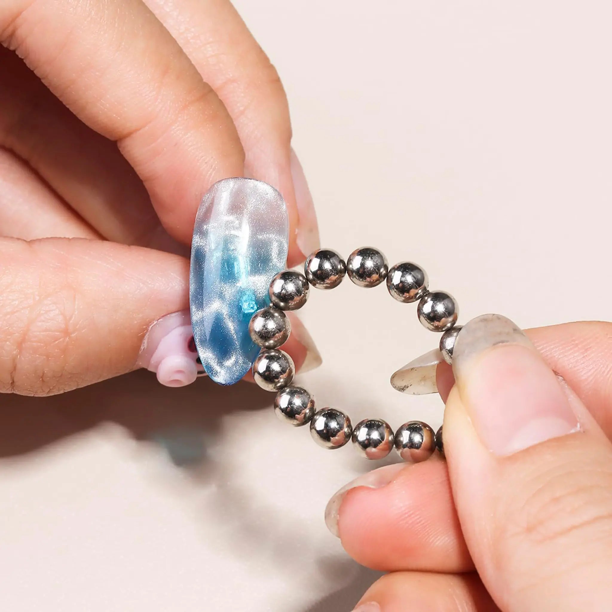 20-Piece Magnetic Bead Cat Eye Nail Art Tool