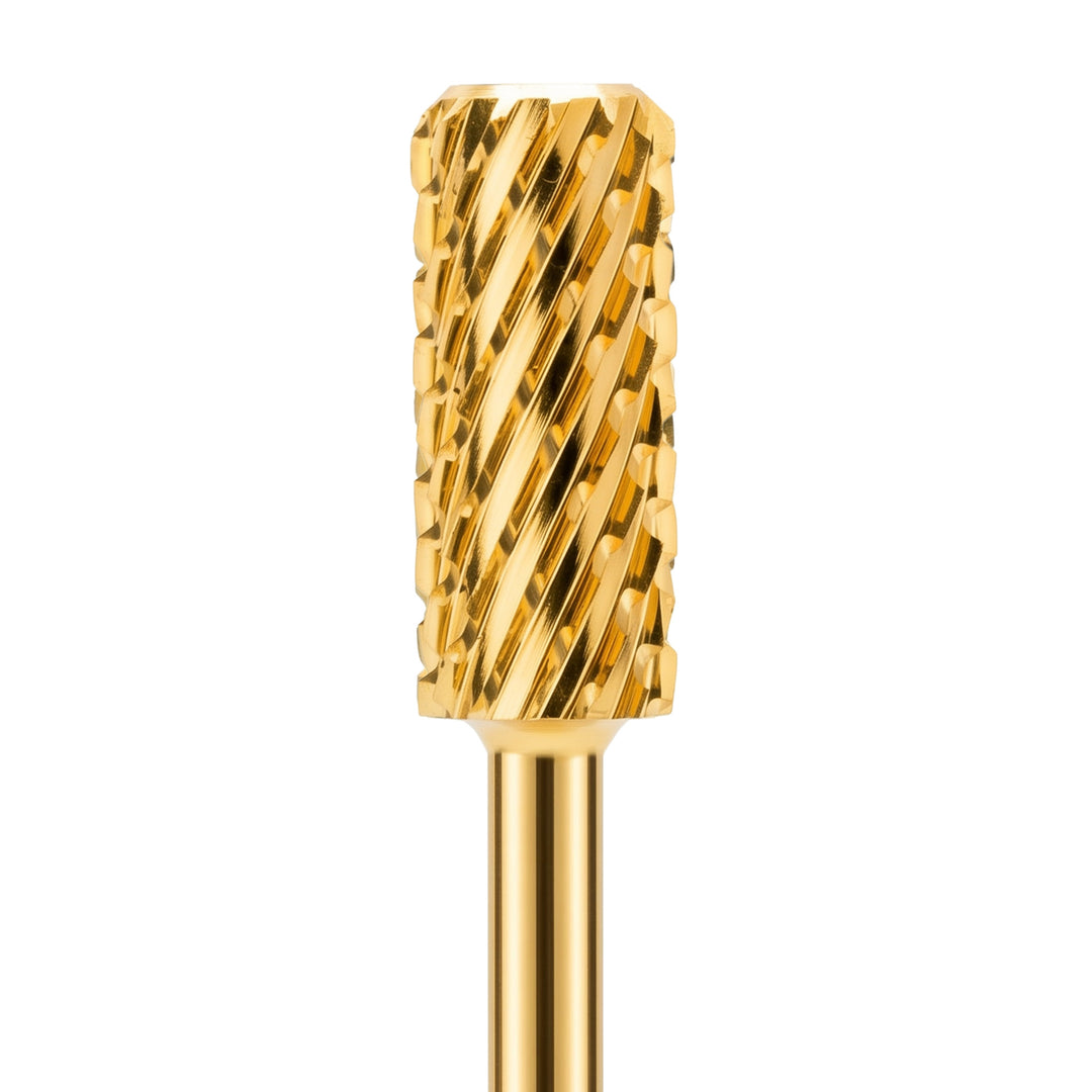 Small Barrel Dome Top Gold Nail Drill Bit 3/32"
