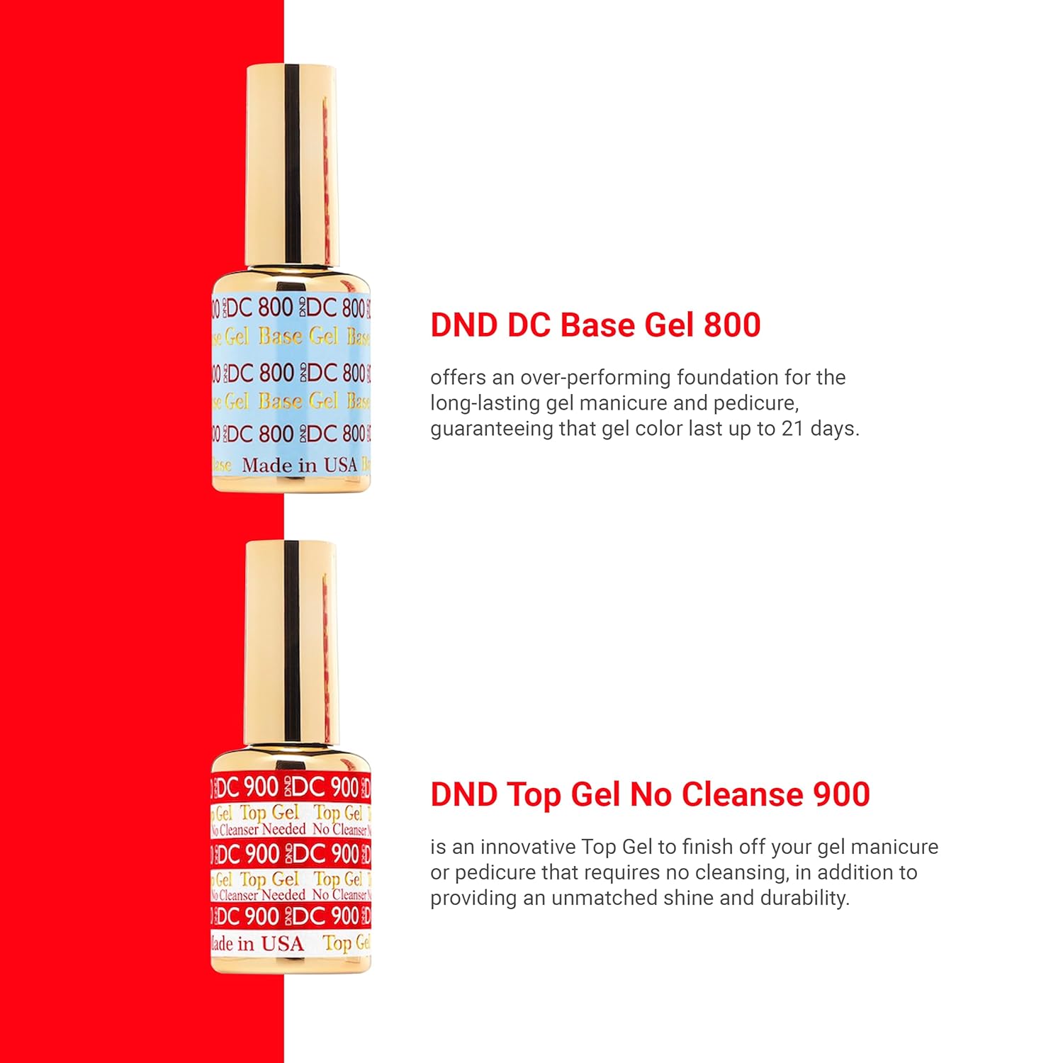 DND DC Base & Top Gel Combo