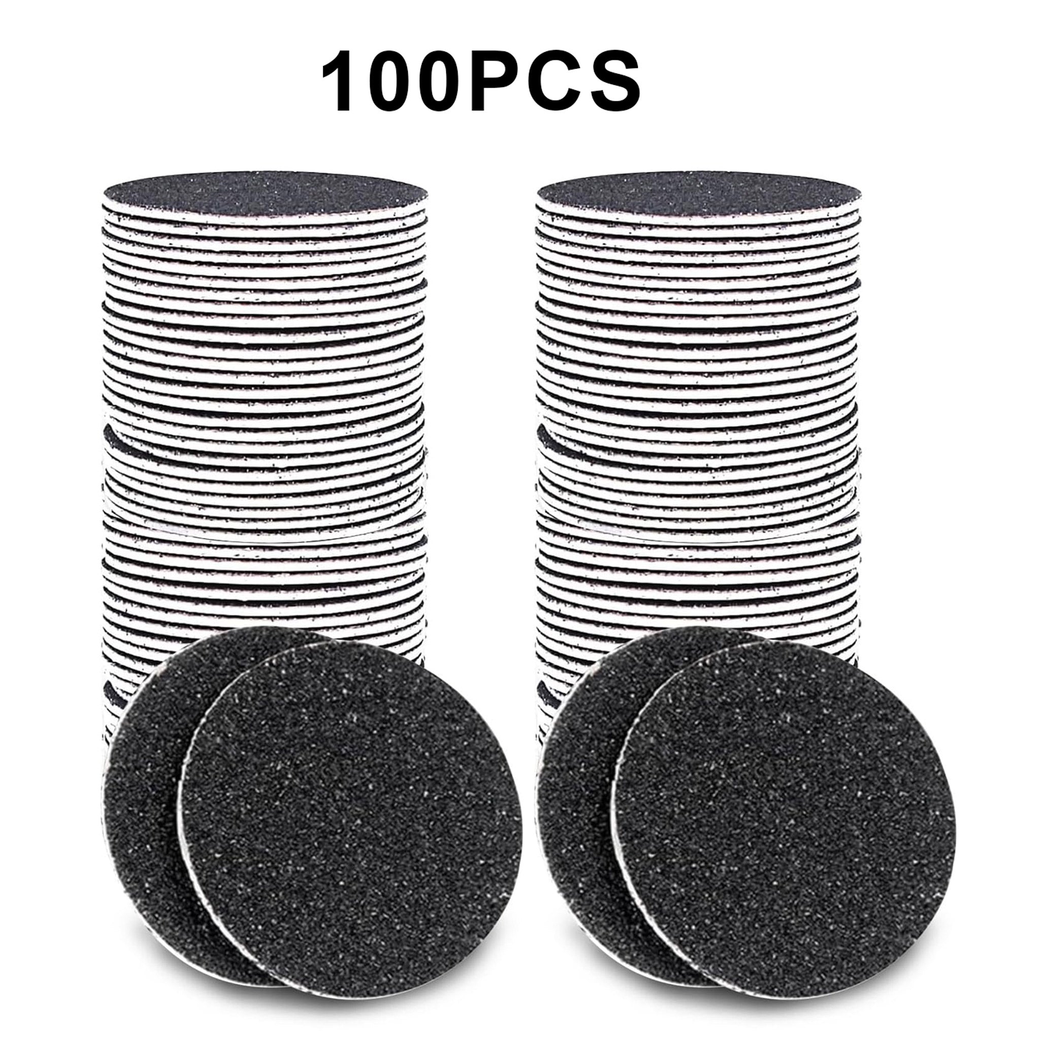 100 PCS Replacement Sandpaper Discs Callus Remover