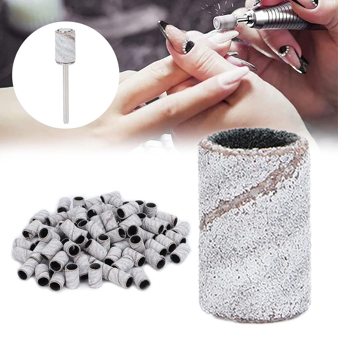 DNB Manicure Sanding Bands White (100PCS)