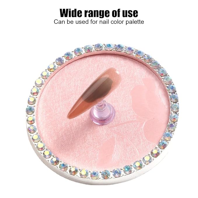 Color Mixing Rhinestones Palette Nail Art Painting